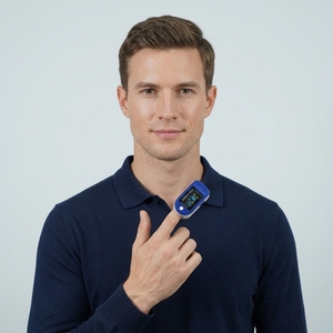 เครื่องวัด<span class=keywords><strong>ออกซิเจน</strong></span><span class=keywords><strong>ปลาย</strong></span><span class=keywords><strong>นิ้ว</strong></span>แบบดิจิตอลพกพา ยี่ห้อ Yasee รุ่น KE-6007 สำหรับครอบครัว ผู้สูงอายุ ผู้ใหญ่ และเด็ก ใช้พลังงานไฟฟ้า - Product Image 3
