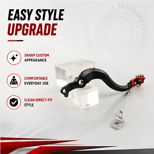 Pedale Freno Posteriore in Alluminio S2R a Posizionamento Inferiore per <span class=keywords><strong>Moto</strong></span> Honda CRF250X CRF450X - Per Retrofit/Aggiornamento - Product Image 3