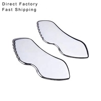 Logo personnalisé Lifting du visage en acier inoxydable Guasha grattoir de Massage du corps mini métal Iastm dents de brochet dents de scie Gua Sha