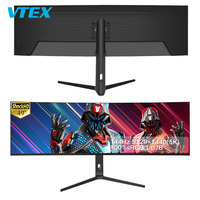 Vente en gros 49 pouces sans bordure bureau GTG 1ms ordinateur moniteur de jeu écran ordinateur de bureau PC Esports 144Hz jeu 5K moniteur
