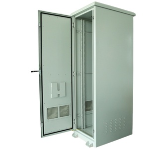 Armoire de rangement extérieure en acier métallique autoportante 19 pouces IP55 IP65 22U-42U - Product Image 1