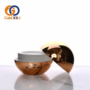 Bocaux en plastique ABS personnalisés uniques pour cosmétiques et soins de la peau avec couvercle à vis pour poudre libre, lotion et autres cosmétiques - Emballage vide - Product Image 1
