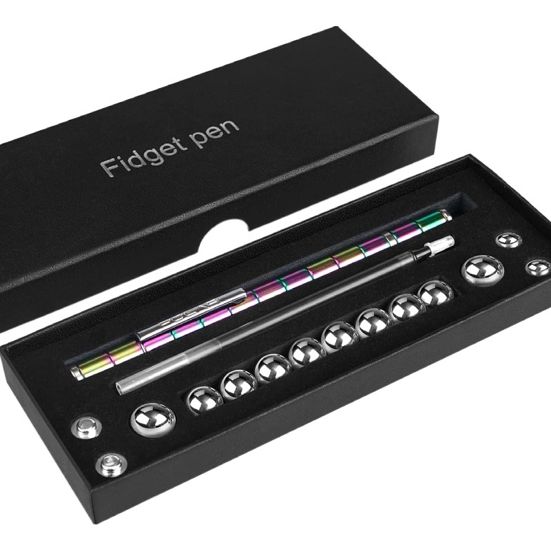 YEJIKJ Stylo magnétique, stylo à bille magnétique de décompression
