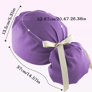 Cappelli da Infermiera 2026 <span class=keywords><strong>per</strong></span> Donna con Fodera in Raso, Cappelli da <span class=keywords><strong>Lavoro</strong></span> <span class=keywords><strong>per</strong></span> <span class=keywords><strong>Medici</strong></span>, Saloni di Bellezza, Divise Mediche con Apertura <span class=keywords><strong>per</strong></span> Coda di Cavallo - Product Image 5
