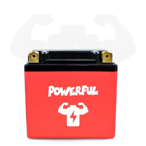 Batterie de démarrage de moto 5L-BS batteries de moto à deux roues scellées au plomb acide remplacements