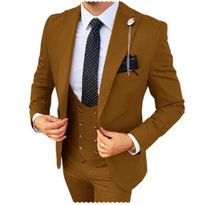 <span class=keywords><strong>Traje</strong></span> de Negocios Casual de Tres Piezas para Hombre, para Novio, Padrino de Boda, Banquete, Talla Grande, Diseño <span class=keywords><strong>con</strong></span> Cuentas, Cierre de un Solo Botón - Product Image 5