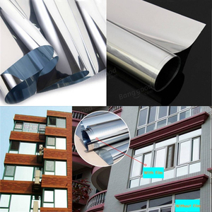 Silver <strong>Reflective</strong> Decorative <strong>Window</strong> Film Heat Insulation Glass Film Privacy Film for Building <strong>Window</strong> - Product Image 5