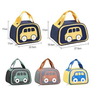 Sac isotherme personnalisé en tissu Oxford 300D imprimé dessin animé, sac à déjeuner en aluminium OEM pour enfants - Product Image 2