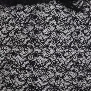 Gran oferta de encaje negro, tela de malla aleatoria, encaje bordado de flores para ropa de niños, vestido, tela bordada de encaje - Product Image 1