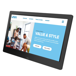 Reproductor de Publicidad con Pantalla LED de 10 Pulgadas, Reproductor Multimedia de Señalización Digital con Reproducción Automática en Bucle, USB y SD - Product Image 2