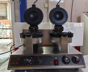 Mesin pembuat Burger Ufo komersial mesin pembuat Sandwich penekan es krim dengan pegangan gesper untuk mesin makanan ringan - Product Image 6