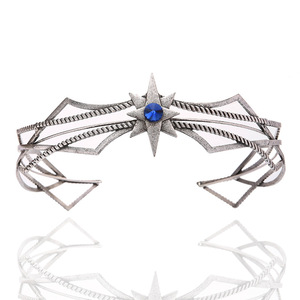 إكسسوارات شعر من سبائك الهوبيت للأقزام من الجبين ، إكسسوارات شعر كبيرة ذهبية العتيقة - Product Image 6