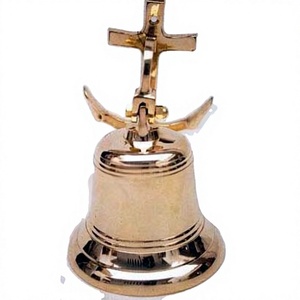 Top Quality <b>Brass</b> Ship Anchor <b>Bell</b> Christmas and Holiday Wedding Decoration Luxury <b>Bell</b> Wall Decor Handcrafts Premium <b>Bells</b> Item - Product Image 1