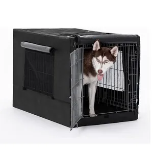 Cages extérieures imperméables pour animaux de compagnie Fournisseurs Grand chenil amovible en plastique étanche à la pluie pour chiens