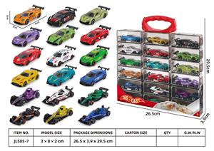 Auto Giocattolo in Metallo Pressofuso con Custodia Portatile <span class=keywords><strong>1</strong></span>:64 Veicoli da Corsa e <span class=keywords><strong>Formula</strong></span> in Lega per Bambini e Ragazzi - Product Image 2