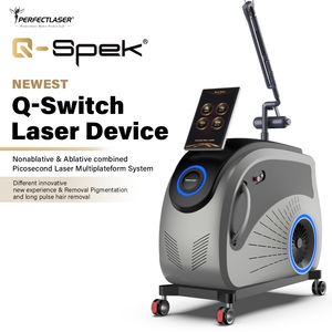 جهاز إزالة الوشم بالليزر الاحترافي بتقنية Q-switch بطول موجة 532 نانومتر وجهاز إزالة الشعر بالنبضات الطويلة بطول موجة 1064 نانومتر، جهاز متعدد الوظائف 2 في 1 - Product Image 1