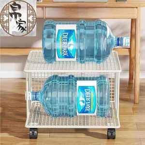 Support d'imprimante Zhengjia, étagère de rangement de bureau multi-niveaux avec roulettes, organisateur de bureau portable, rectangulaire, blanc, grand format - Product Image 2