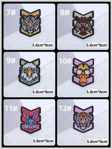 Nuevo Parche Bordado Termoadhesivo con Diseño de Perro, Oso, Tigre, Conejo, León y Águila para Decoración de Bolsas y Ropa - Product Image 6