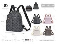 Zaino Floreale di Media Capacità con Chiusura a Cerniera e Tracolla, per Scuola e Uso Quotidiano, Adatto a Tutte le Stagioni, in Poliestere - Product Image 1