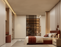 Lesso Home Dressing Moderne de Luxe avec Vitrine en Verre, Armoire de Chambre, Meuble de Chambre pour Villa