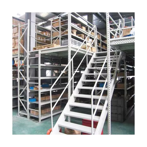 Многоуровневая стальная конструкция для тяжелых нагрузок, 5 слоев, с защитой от коррозии, сертифицированная CE, система хранения на мезонине, 1500-4500 кг/уровень - Product Image 6