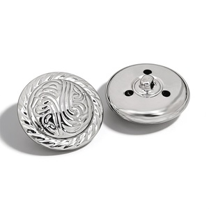 Botones Redondos de Metal con Logotipo Grabado en Oro y Plata, Estilo Clásico para Traje, Blazer y Chaqueta de Esmoquin - Product Image 5