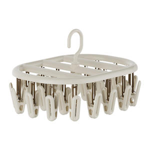 ราวตากผ้าแบบวงกลมพร้อมคลิปหนีบ ยี่ห้อ Wenzhou รุ่น JZ0931 สำหรับจัดระเบียบเสื้อผ้าในหอพักหรือระเบียง - Product Image 5