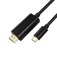 Cable Convertidor USB 3.1 Tipo C a 4K Ultra HD de Alta Velocidad de 2M, con Cubierta de PVC y Blindaje Trenzado, para Cámara, TV y Computadora
