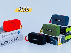 H33เล็กกลางแจ้งแบบพกพาลำโพงกล่องลำโพงซับวูฟเฟอร์สำหรับเชื่อมต่อ FM TWS กำลังแรงสูง - Product Image 3