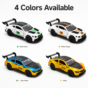 YZModel Coche Deportivo de Juguete de Aleación Fundida a Presión a <span class=keywords><strong>Escala</strong></span> 1:36 con Puertas Abribles y Ruedas Móviles para Niños - Product Image 2