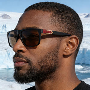 Gafas de Sol Polarizadas Lafuma con Marco Cuadrado para Hombre, Protección UV400, Estilo Deportivo, Lentes Negras de PC TAC - Product Image 4