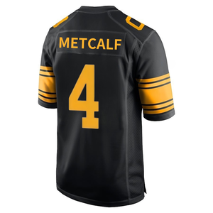 2025年ニューモデルトップステッチアメリカンフットボールジャージ ピッツバーグ4 DK・メトカーフ - Product Image 6