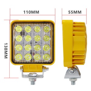 4 "48 Wát vàng làm việc ánh sáng <span class=keywords><strong>LED</strong></span> xe nâng làm việc ánh sáng xe tải làm việc đèn máy móc nông nghiệp ánh sáng - Product Image 2