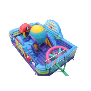 <strong>Minions</strong> Cartoon PVC Inflatable Castle Fun Bounce House with <strong>Balloon</strong> for Theme Parks or Parties - Product Image 4