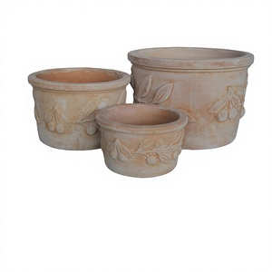 Maceta de Cerámica de Terracota Natural al por Mayor, Diseño Clásico y Duradero, para Jardín, Hogar, Vivero, Decoración de Alta Calidad - Product Image 1