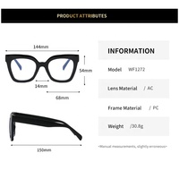 Lunettes d'ordinateur personnalisées œil de chat, monture simple et polyvalente pour femme, anti-lumière bleue