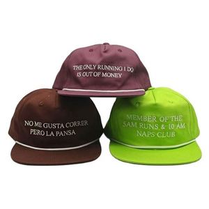 Casquettes de baseball non structurées à visière plate 5 panneaux, personnalisables avec logo brodé, fermeture snapback, vente en gros d'usine - Product Image 2