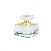 Flacons de parfum carrés en cristal transparent de luxe exquis 3ml 6ml 12ml avec logo personnalisé – Essentiels élégants en verre pour cadeau de Saint-Valentin