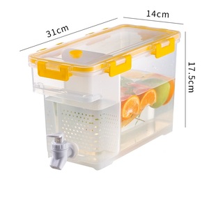 <span class=keywords><strong>2022</strong></span> nouveau distributeur de jus de réservoir d'eau en plastique glacière d'été avec robinet étanche à l'air - Product Image 5