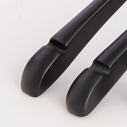 Wholesale Custom Logo Black Wooden Coat Skirt <strong>Hangers</strong> Durable Anti Slip Perfect for Hotel Clothing - Product Image 4