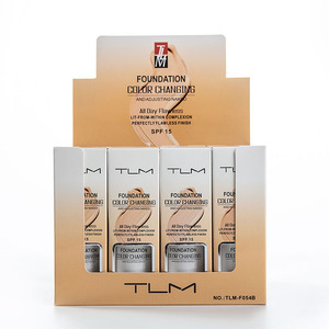 TLM Face <span class=keywords><strong>Base</strong></span> Make up Spf Maquillage personnalisé Magic Color Change Foundation Cosmetics Cream Color Changing Foundation Liquid - Product Image 2