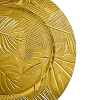 Assiettes de Présentation en Gros, Luxe, Durables, en Plastique, 13 Pouces, en Stock, Pigmentées, Personnalisables pour Mariages et Hôtels