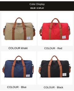 Bán Chạy Đầy Màu Sắc Sang Trọng Không Thấm Nước Dành Da Đêm Vải Qua Đêm Du Lịch Cuối Tuần Tote Túi Bolsa Phòng Tập Thể Dục Vải Thô Túi - Product Image 3