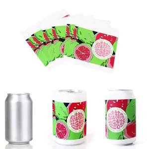 Custom high quality LOGO printing beverage bottle label Wrap Waterproof Pvc Heat Shrink Label