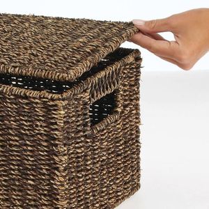 Cesta <span class=keywords><strong>de</strong></span> Almacenamiento Grande para Ropa Sucia, Cesta <span class=keywords><strong>de</strong></span> Mimbre <span class=keywords><strong>de</strong></span> Yute <span class=keywords><strong>de</strong></span> 3 Niveles con Diseño <span class=keywords><strong>de</strong></span> Panda Bebé, Envío <span class=keywords><strong>Gratis</strong></span>, para Niñas - Product Image 4