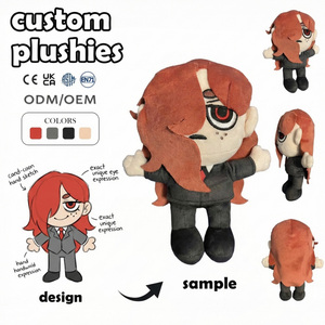Fabricant de jouets en peluche personnalisés : Jouets en peluche singe astronaute de dessin animé moelleux avec fermeture éclair, pour l'éducation scientifique spatiale, et porte-clés en peluche personnalisés - Product Image 5