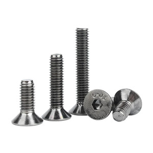 Tornillos de máquina con cabeza hexagonal métrica DIN965 de titanio, acero al carbono, aluminio y zinc, grado 8.8 y 10.9 - Product Image 3