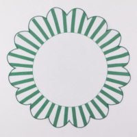 Nouveauté 2026 : Sets de table en polyester imprimé motif floral pour restaurant
