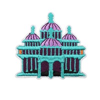 En stock : Patchs brodés thermocollants sur le thème de la culture indienne |   Patchs de symboles indiens traditionnels et de festivals hindous pour vêtements et sacs