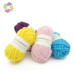 Manta de bebé gruesa de chenilla de poliéster 100% súper suave, patrón teñido de alta resistencia en Stock - Product Image 3